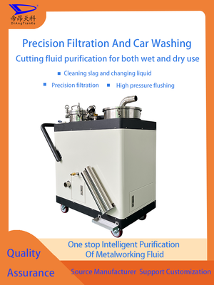 Le nettoyant de liquide de refroidissement de machine CNC Datk-yc élimine les contaminants des réservoirs de liquide de refroidissement CNC, fournissant un liquide de refroidissement plus propre et une durée de vie plus longue de la machine