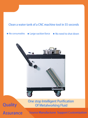 Temps de nettoyage de 2 min Nettoyeur CNC de réservoir de liquide de refroidissement Équipement de nettoyage automatique Poids 108 kg Appareil de nettoyage du système de liquide de refroidissement de précision