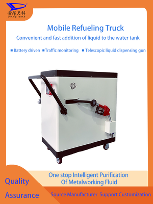 25 Kg Machine Tool Coolant Filling Machine Featuring 0.2mm Filtration White Color Designed for Coolant Management in Workshops